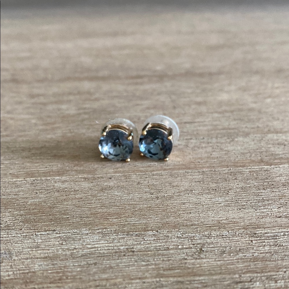 Kate Spade Blue and Gold Earrings
